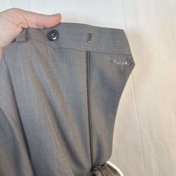 Lauren Ralph Lauren Mens Classic Fit Grey Dress Pants Size 34 X 32 Preowned - Picture 14 of 16